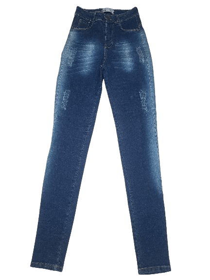 Calça Jeans destroyed Desfiado