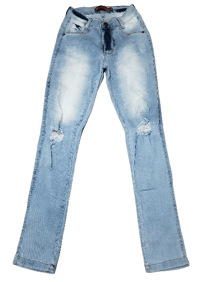 Calça Jeans destroyed Rasgada