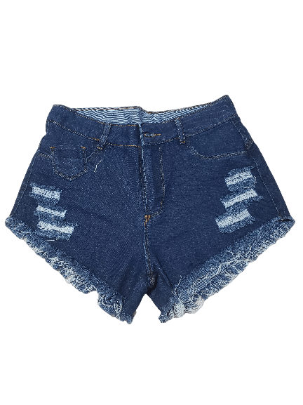 Short Jeans destroyed Rasgado