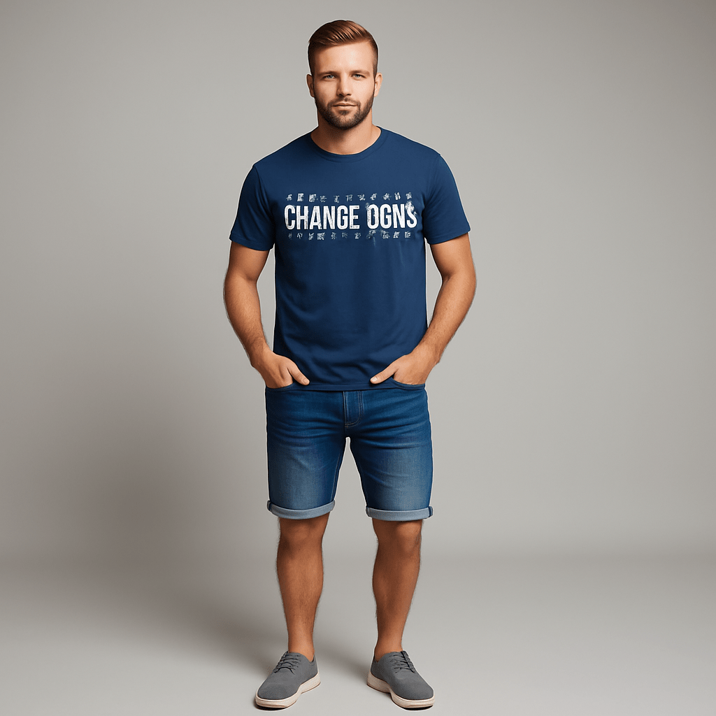CAMISETA MASCULINA DE ALGODÃO