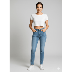 Calça Jeans Azul Claro