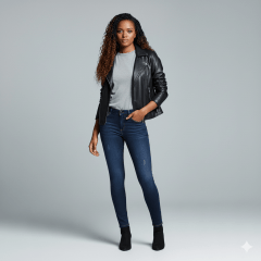 Calça Jeans destroyed Desfiado