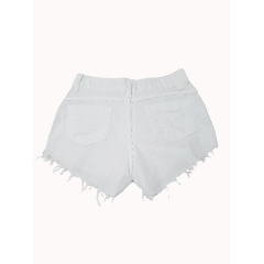 Short Jeans destroyed Branco