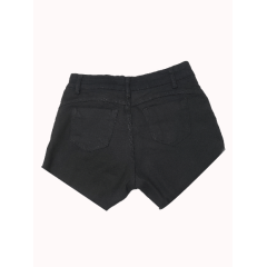 Short Jeans Destroyed preto