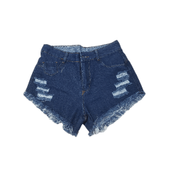 Short Jeans Destroyed Rasgado